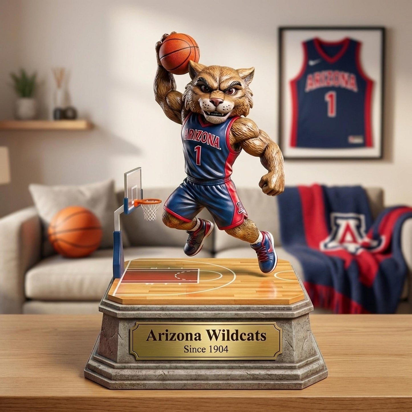 Bear Down Basketball - Acrylic Plaque Classic Fan Gift