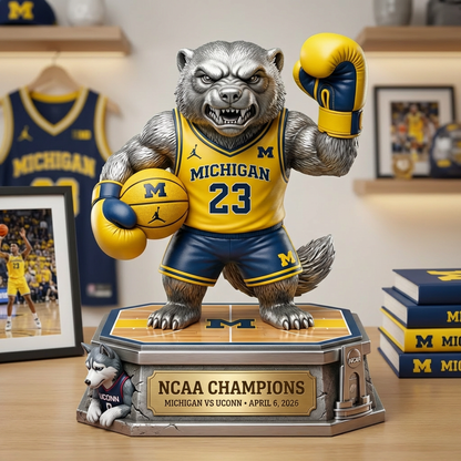 Go Blue - Acrylic Plaque Classic Fan Gift