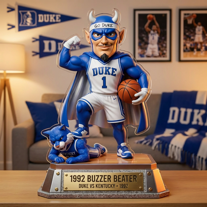 Blue Devils- Shape Acrylic Plaque  Fan Gift