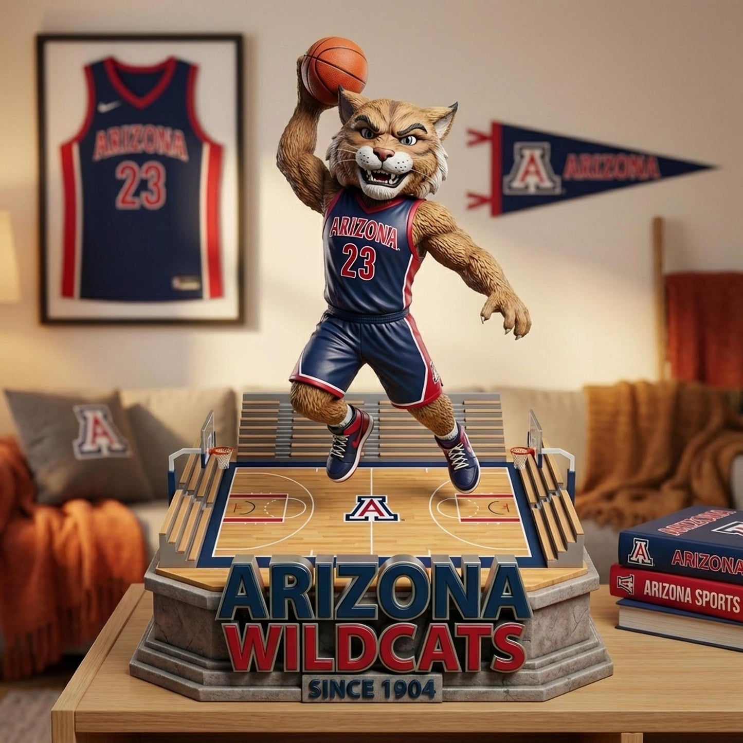 Arizona Basketball “Bear Down” - Acrylic Plaque Classic Fan Gift