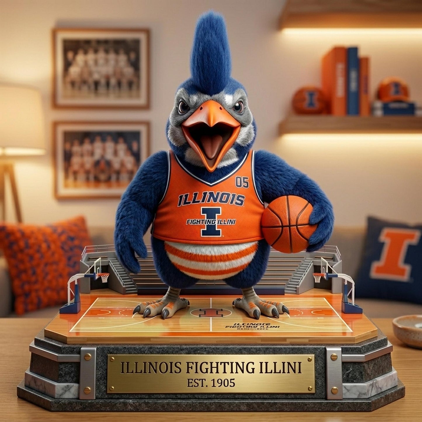 Illinois Basketball I - Acrylic Plaque Classic Fan Gift