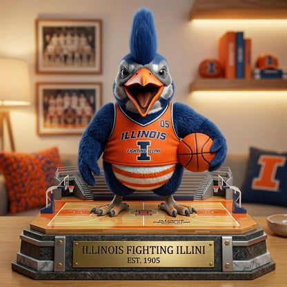 Illinois Basketball I - Acrylic Plaque Classic Fan Gift