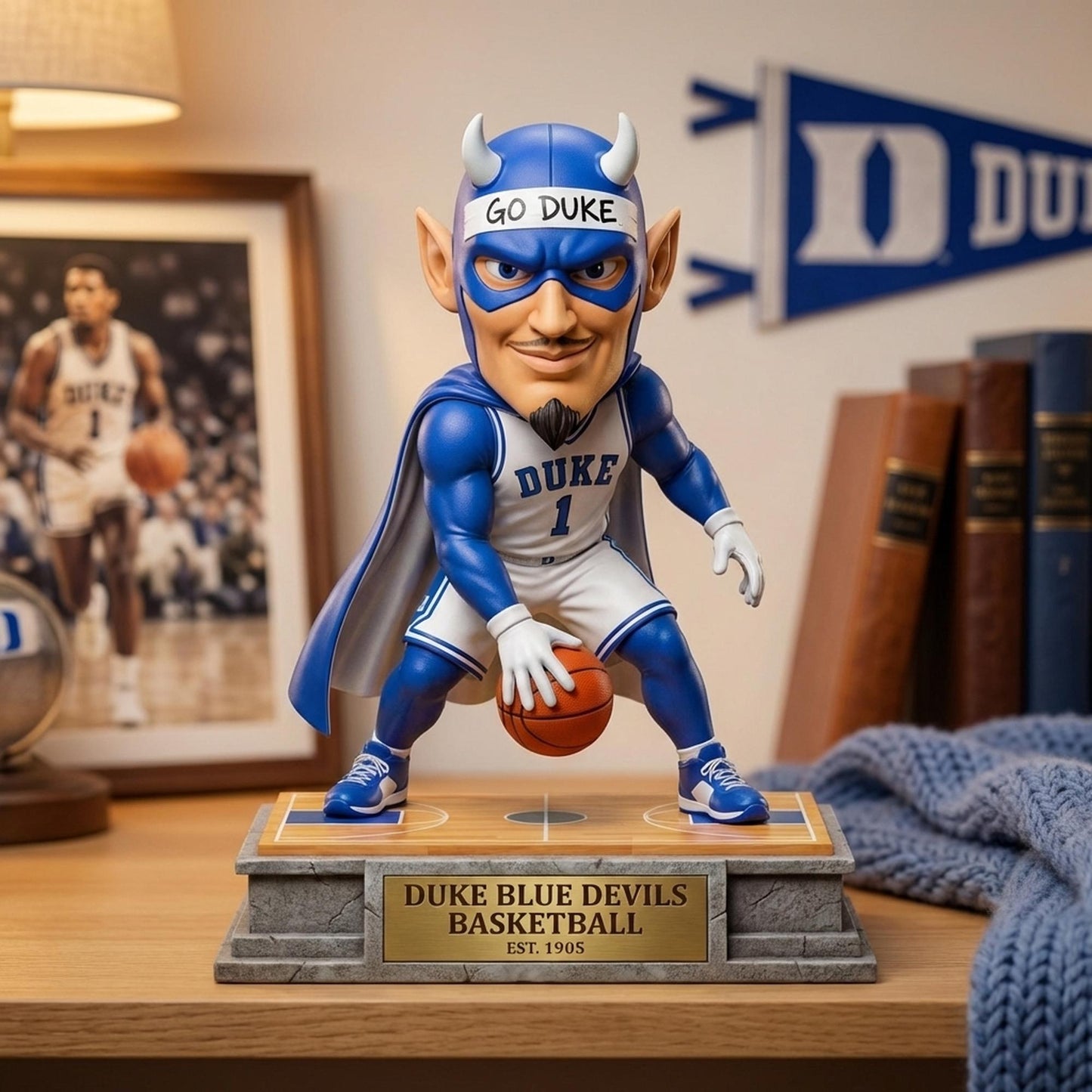 Blue Basketball Team - Acrylic Plaque Classic Fan Gift