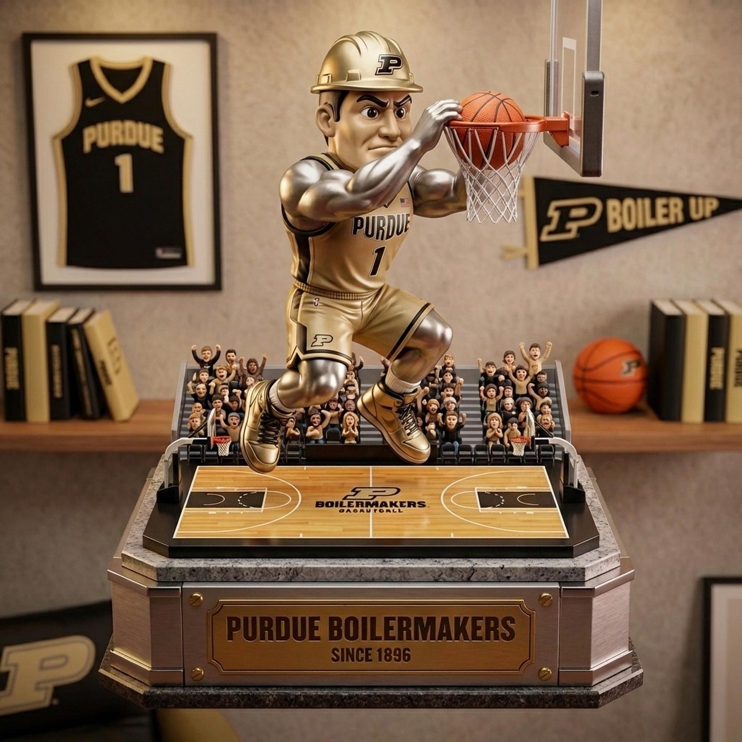 Boilers Basketball Team - Acrylic Plaque Classic Fan Gift