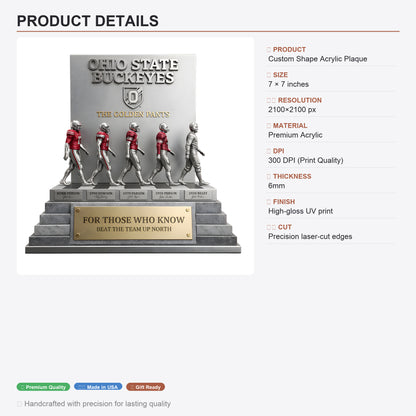 FOR THOSE WHO KNOW - Acrylic Plaque Classic Fan Gift