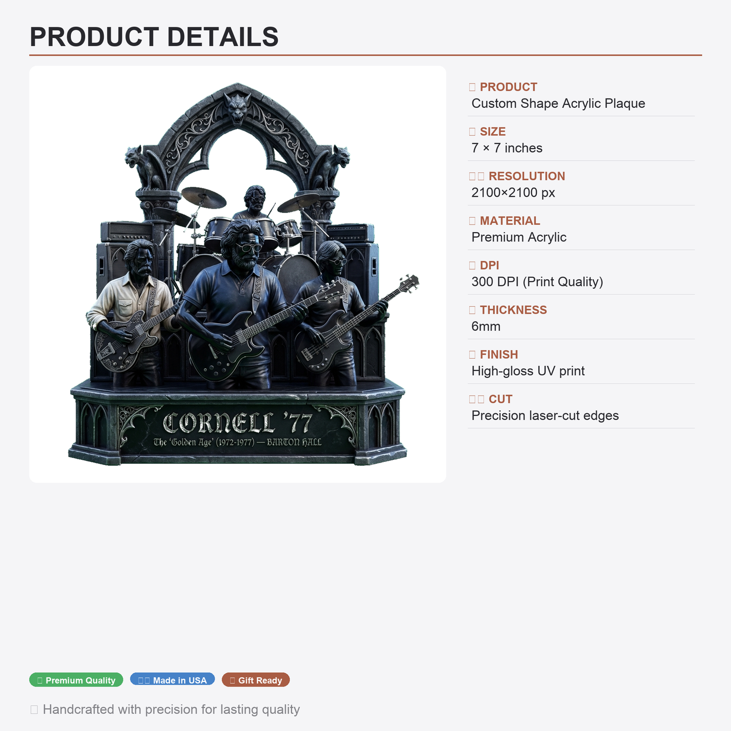 The Golden Age - Acrylic Plaque Classic Fan Gift