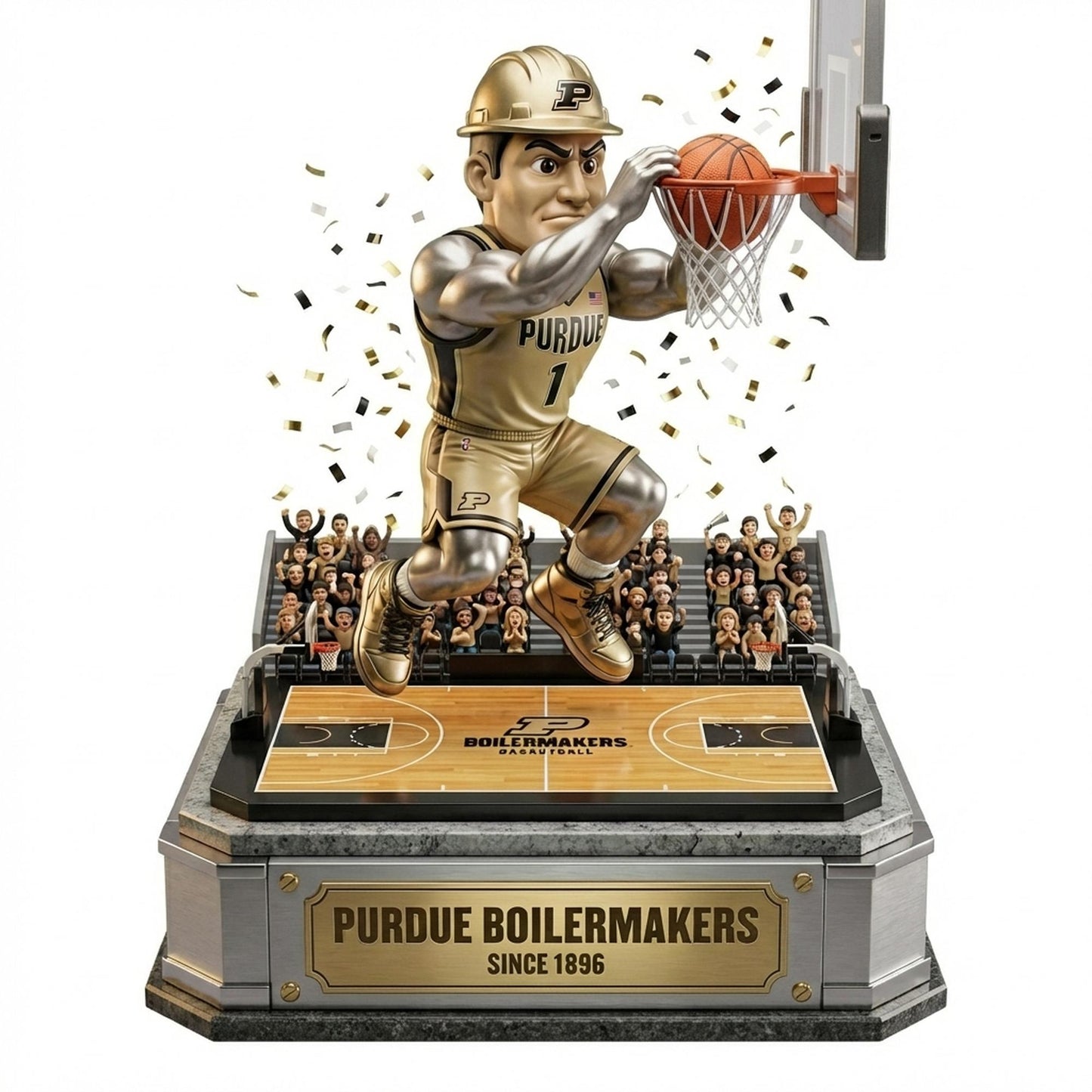 Boilers Basketball Team - Acrylic Plaque Classic Fan Gift