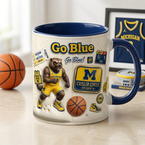 Go Blue - Accent Mug Gift For Fans - MIWO0331