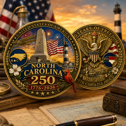 United States 250th Anniversary Coin-North Carolina