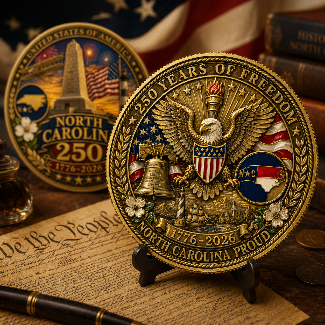 United States 250th Anniversary Coin-North Carolina