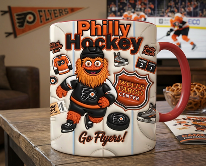 Ice Hockey Accent Mug Gift For Fans